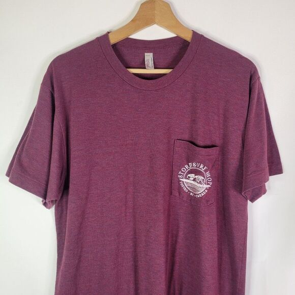 Tofino Surf Shop Men's Maroon Graphic T-Shirt - Picture 3 of 7